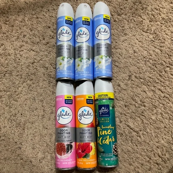 6-Glade Aerosol Room Sprays Air Freshener's - Picture 4 of 5